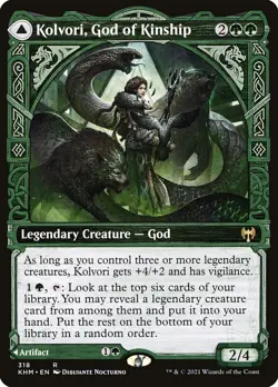 Kolvori, God of Kinship (Showcase) Kaldheim Regular - Image 1