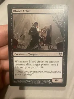 Blood Artist Avacyn Restored Uncommon Mtg - Image 1