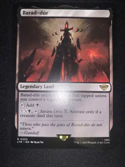 Barad-dur - R0253 - Lord of the Rings Tales of Middle-earth - MTG NM/M - Image 1