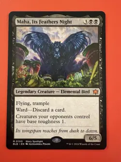 Maha, Its Feathers Night Bloomburrow Regular - Image 1