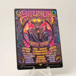 Sauron Dark Lord Poster showcase Lord of the Rings Magic the Gathering Non Foil - Image 1