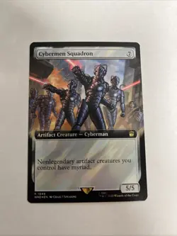 Cybermen Squadron Extended Art Surge Foil MTG LP - Image 1