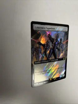 Cybermen Squadron Extended Art Surge Foil MTG LP - Image 5