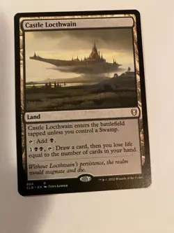MAGIC -MTG - CASTELLO DI LOCTEVENNA - CASTLE LOCTHWAIN - ENG - NM-ECX - Image 1