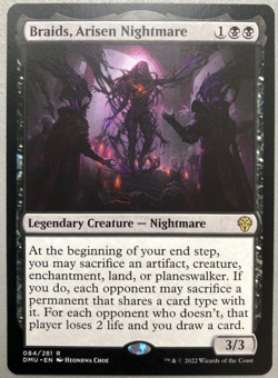 mtg magic Braids, Arisen Nightmare ENGLISH Nattes, cauchemar eveille - Image 1