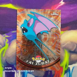 Zubat #41 - Pokemon Topps Chrome TV Animation Edition Holographic - Image 1