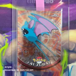 Zubat #41 - Pokemon Topps Chrome TV Animation Edition Holographic - Image 2
