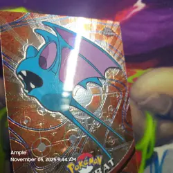 Zubat #41 - Pokemon Topps Chrome TV Animation Edition Holographic - Image 3