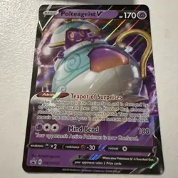 Polteageist V SWSH021 Jumbo Pokemon Black Star Promo - Image 1