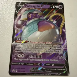 Polteageist V SWSH021 Jumbo Pokemon Black Star Promo - Image 2