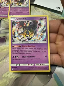 2018 Pokemon Giratina 97/214 Rare Non-Holo Regular Lost Thunder LP/MP! - Image 1
