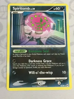 D1370 POKEMON TCG ARCEUS SPIRITOMB 32 MP RARE - Image 1