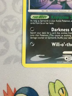 D1370 POKEMON TCG ARCEUS SPIRITOMB 32 MP RARE - Image 4