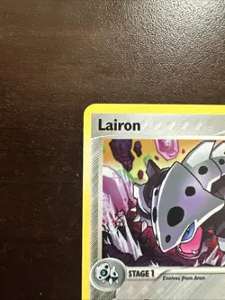 Lairon 36/100 Reverse Holo Stamped VLP Pokemon TCG Crystal Guardians - Image 2