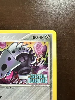 Lairon 36/100 Reverse Holo Stamped VLP Pokemon TCG Crystal Guardians - Image 3