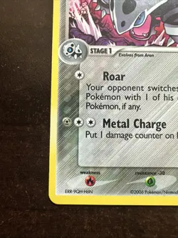 Lairon 36/100 Reverse Holo Stamped VLP Pokemon TCG Crystal Guardians - Image 5