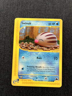 Pokemon TCG Swinub 107/144 Skyridge Regular Near Mint - Image 1