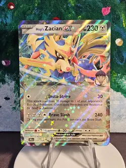 Pokemon TCG, Hop's Zacian EX 111/159 Journey Together Double Rare Holo - Image 1