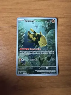 Pokemon TCG Relicanth 173/162 SV05: Temporal Forces Holo Illustration Rare - Image 1
