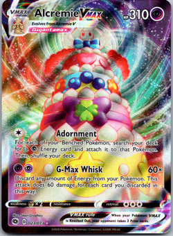 Pokemon Alcremie VMAX 23/73 Champions Path Holo - NM - Image 1