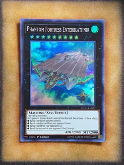 Yugioh Phantom Fortress Enterblathnir INCH-EN052 Super Rare 1st Ed NM - Image 1