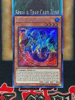 Yugioh Code Radiator FIGA-EN039 Secret Rare 1st Ed NM - Image 1