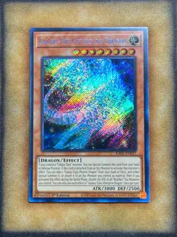 Yugioh Galaxy-Eyes Afterglow Dragon RA01-EN017 Secret Rare 1st Ed NM - Image 1