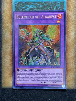 Yugioh Fullmetalfoes Alkaheist INOV-EN039 Secret Rare NM - Image 1