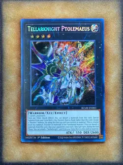 Yugioh Tellarknight Ptolemaeus BLMR-EN083 Secret Rare 1st Ed NM - Image 1