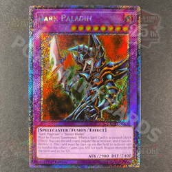 Yugioh Dark Paladin RA03-EN126 Platinum Secret Rare 1st Edition NM - Image 1