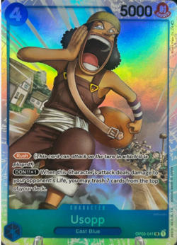• Usopp • OP03-041 SR Pillars of Strength Holo Foil One Piece TCG NM - Image 1