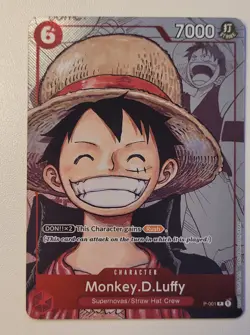 One Piece Monkey D Luffy P-001 25th Anniversary Collection Promo LP - English - Image 1