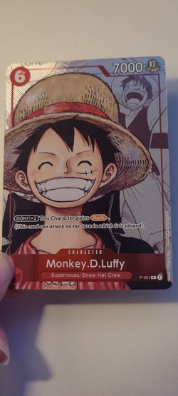 One Piece Monkey D Luffy P-001 25th Anniversary Collection Promo LP - English - Image 2