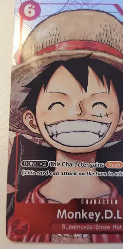 One Piece Monkey D Luffy P-001 25th Anniversary Collection Promo LP - English - Image 4