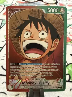 Monkey.D.Luffy (001) (Alternate Art) OP13-001 Carrying On His Will Foil - Image 1