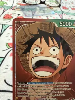 Monkey.D.Luffy (001) (Alternate Art) OP13-001 Carrying On His Will Foil - Image 2