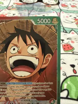 Monkey.D.Luffy (001) (Alternate Art) OP13-001 Carrying On His Will Foil - Image 3