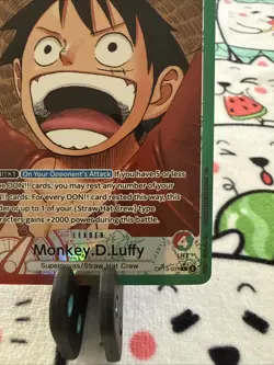 Monkey.D.Luffy (001) (Alternate Art) OP13-001 Carrying On His Will Foil - Image 4