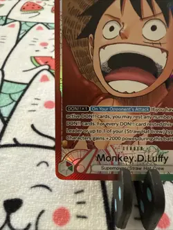 Monkey.D.Luffy (001) (Alternate Art) OP13-001 Carrying On His Will Foil - Image 5