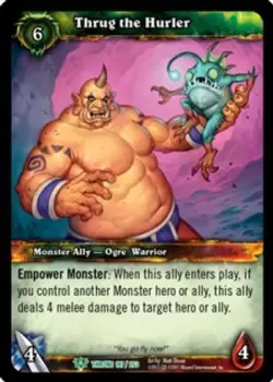 Thrug the Hurler - Throne of the Tides - World of Warcraft TCG - Image 1