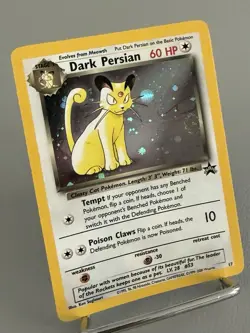 Dark Persian Pokemon Card WOTC Black Star Promo #17 Holo Rare 2000 NM - Image 4