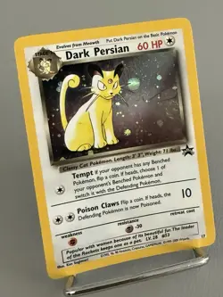 Dark Persian Pokemon Card WOTC Black Star Promo #17 Holo Rare 2000 NM - Image 5