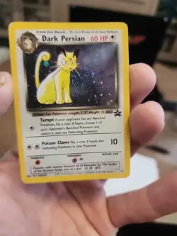 Dark Persian 17 Holo Black Star Promo WOTC Pokemon Card - Image 2