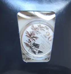 2011 Canada Five Maples Pure Silver 99.99% $20 Coin Capsule UNC. - Image 2