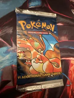 1999 Pokemon Base Set Unlimited Booster Pack Charizard WOTC Factory Sealed - Image 1