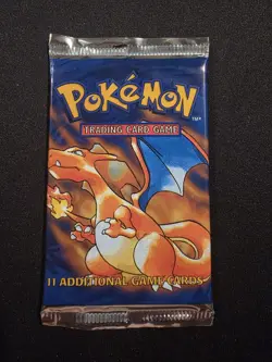 1999 Pokemon Base Set Unlimited Booster Pack Charizard WOTC Factory Sealed - Image 1