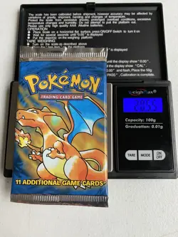 Pokemon Base Set Unlimited Booster Pack Charizard Artwork Factory Sealed - Image 4
