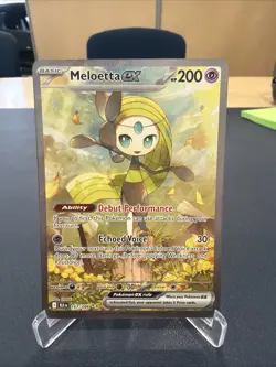Meloetta EX 167/086 SIR Black Bolt Scarlett & Violet Pokemon Card - Near Mint - Image 1