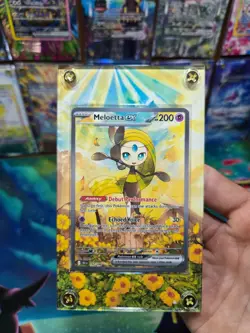 Pokemon Meloetta EX 167/086 SIR Black Bolt Extended Art Case - Image 5