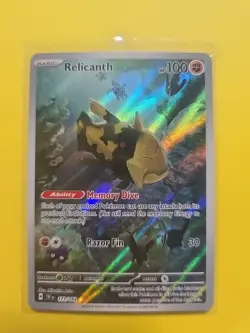 Relicanth 173/162 Sv05: Temporal Forces Holo Pokemon TCG Illustration Rare - Image 1